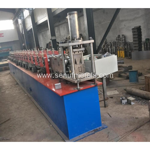 Steel strip u channel track bending machine